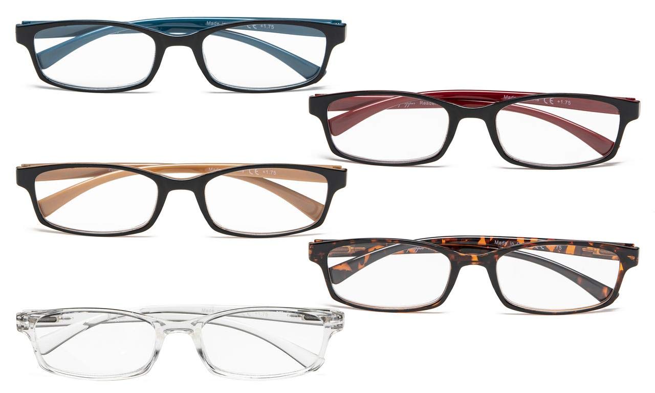 Foster Grant Women's Bamboo Carmel Premium Reading Glasses,+1.25