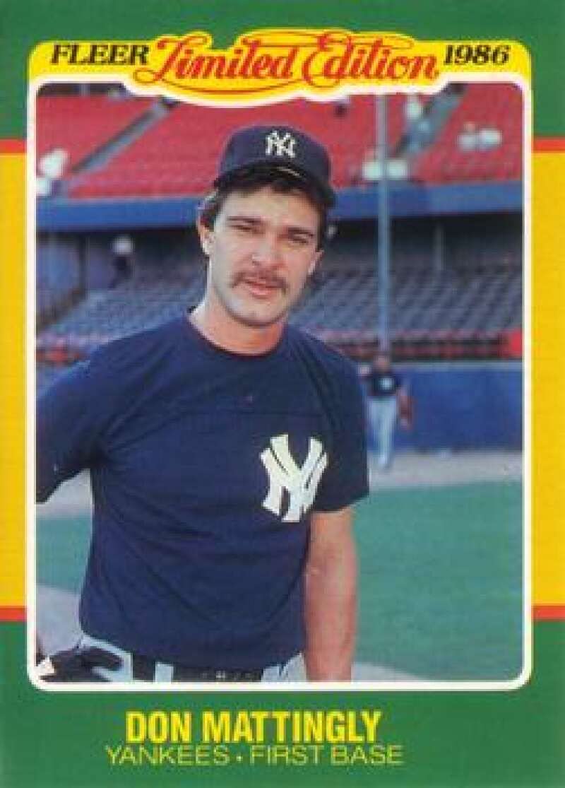 don mattingly limited edition baseball cards 1993 Post Card #12 MLB Don Mattingly 1984 slabbed autographed
