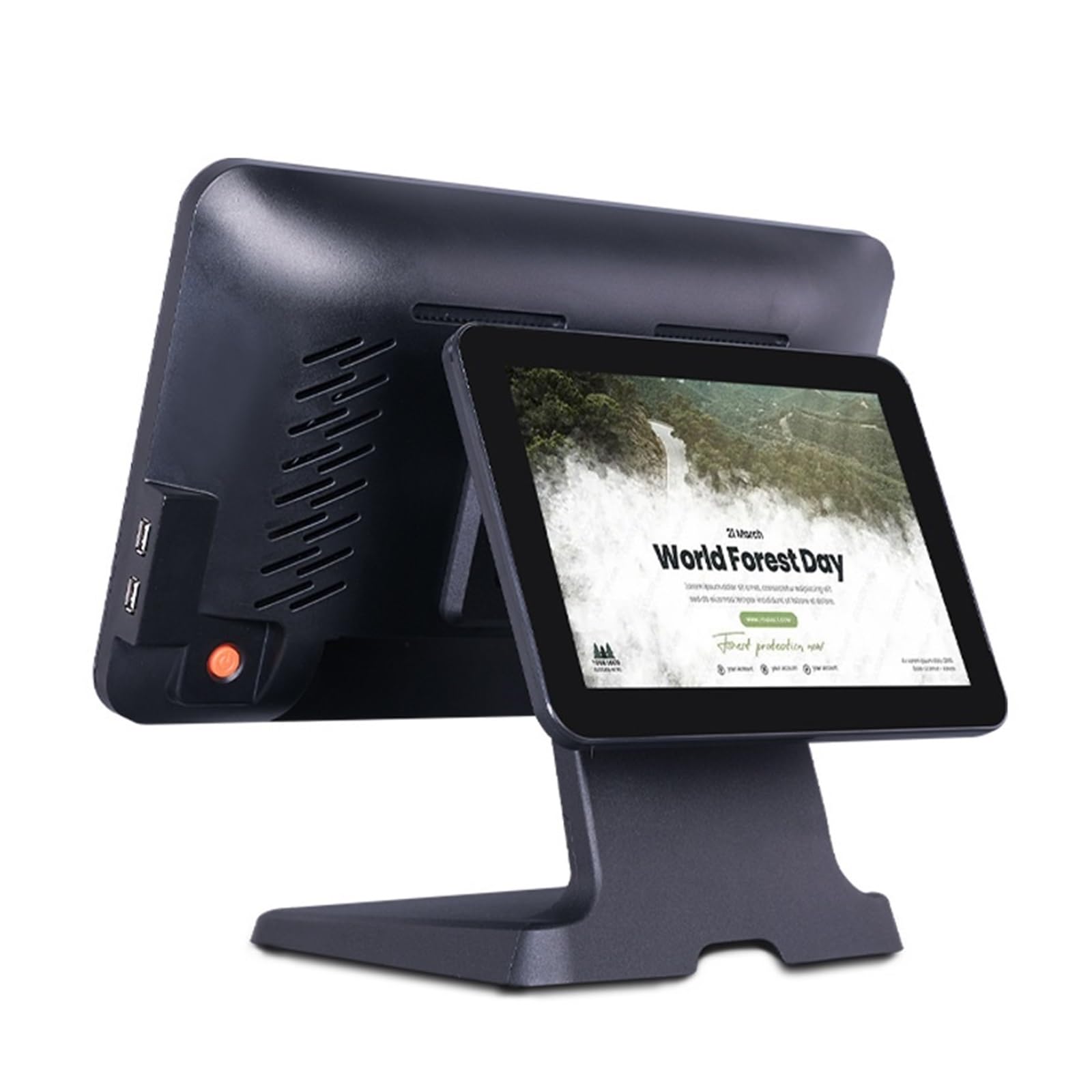 Terminal de Commande à écran Tactile avec Lecteur de Codes-Barres, Machine Tout-en-Un Commerciale pour la Vente de thé au Lait, Les supermarchés et Autres Commerce,Single Screen-1