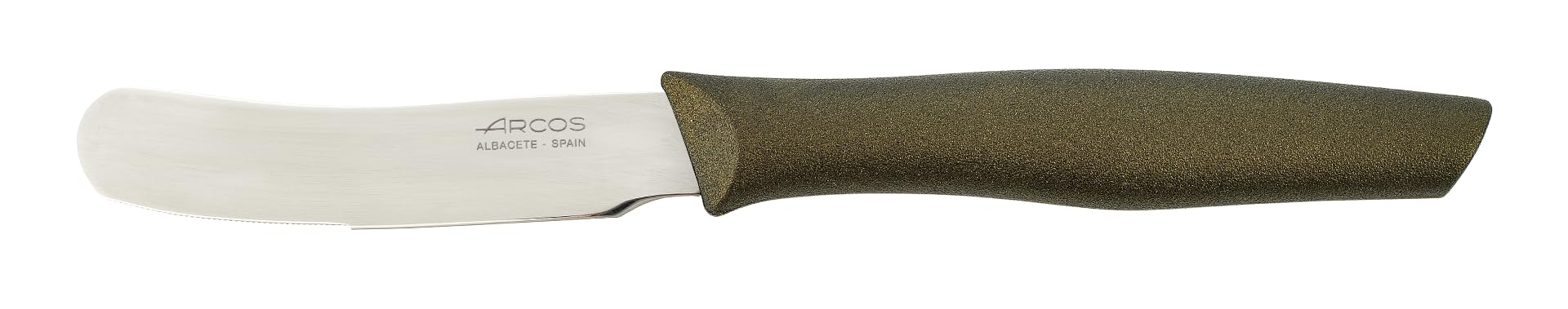 Arcos Nova - Cuchillo Mantequilla - Acero Inoxidable de 70 mm - Mango Polipropileno Oro metálico