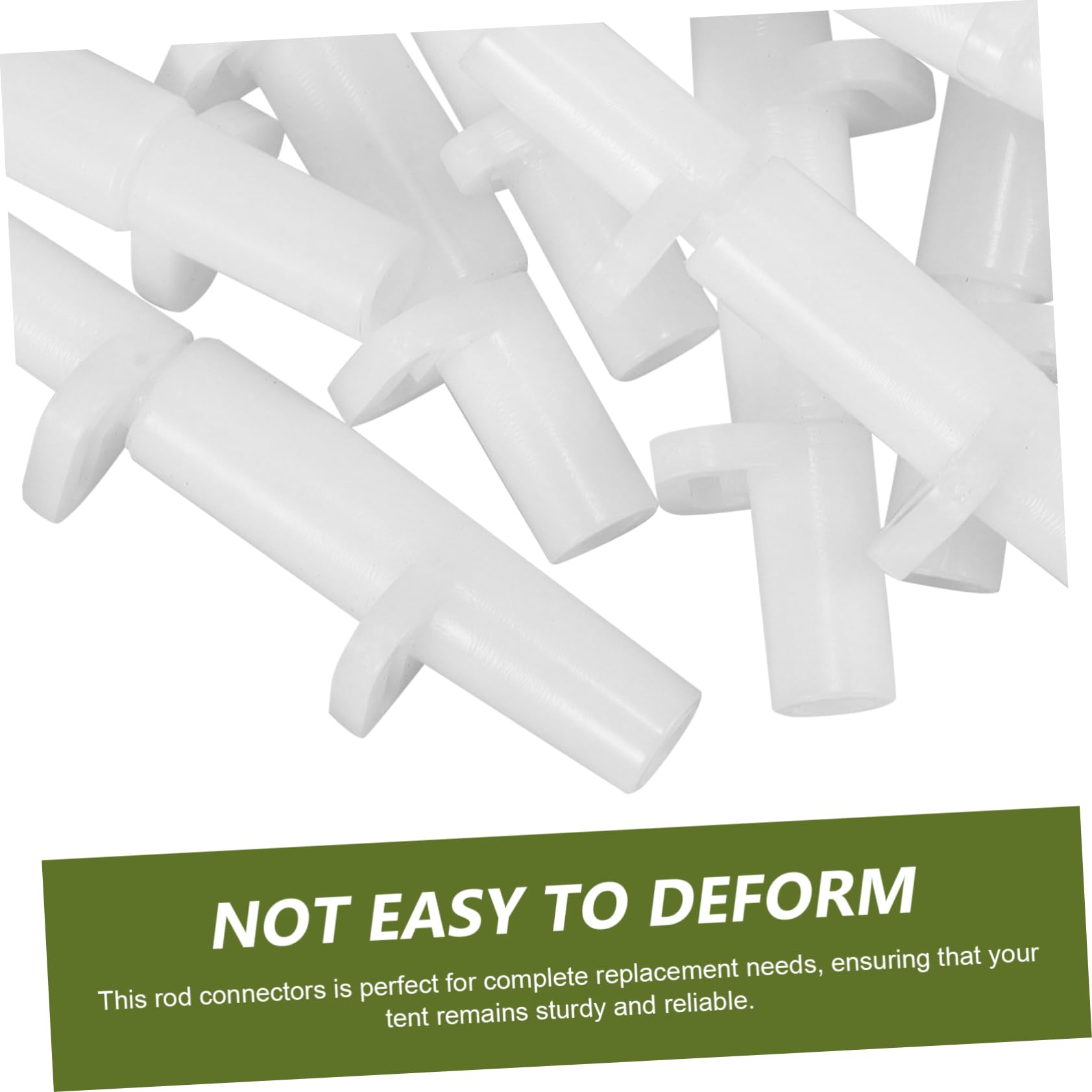 Abaodam Adaptateur De Connexion pour Poteaux De Tente Plastique Lot de Accessoire De Remplacement pour Tentes Abris De Jardin Et Parasols Facile À Installer Et Durable