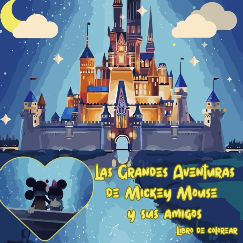 Las aventuras de Mickey y sus amigos: Libro de colorear