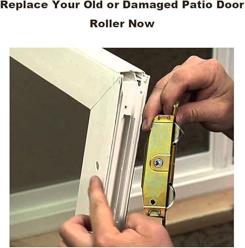 Miniatura 3 de Ensamblaje de rodillos para puerta corrediza de patio de alta resistencia, rodamiento de rueda de bola de acero de 1-1/4 pulgadas, lateral