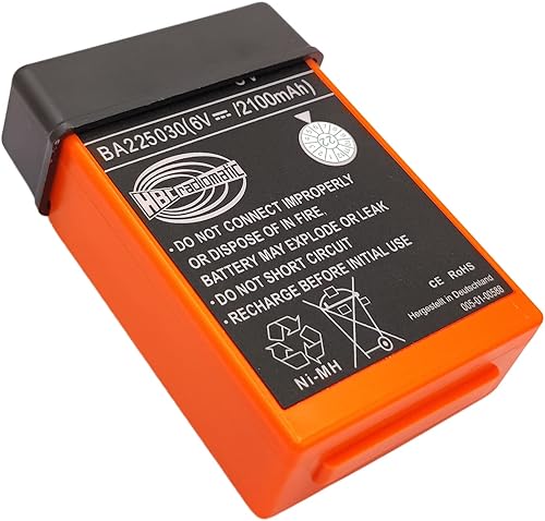 6V 2100mAh BA225030 Ni-Mh Batería recargable HBC Batería radiomática BA225030 para HBC grúa Control remoto bomba camión batería