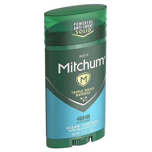Miniatura 5 de Mitchum Men Advanced Control, Clean Control Invisible Solid 2.7 oz (paquete de 4)