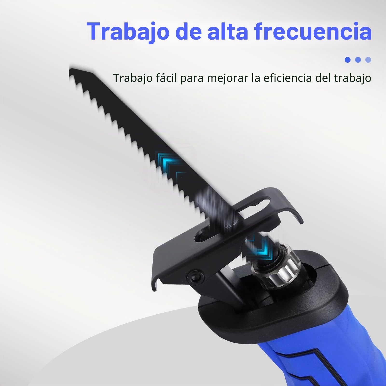 Potente sierra alternante 900 W 240 V velocidad variable sierra de sable eléctrica con cable, sierra alternante con herramienta menos cambio de cuchilla
