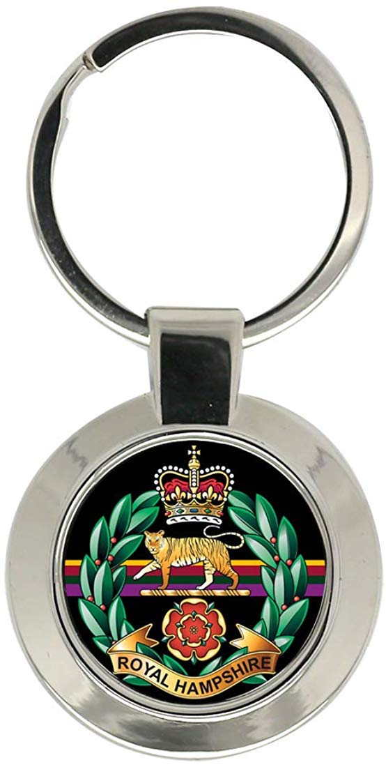 Giftshop UK Royal Hampshire Regiment, British Army Key Ring