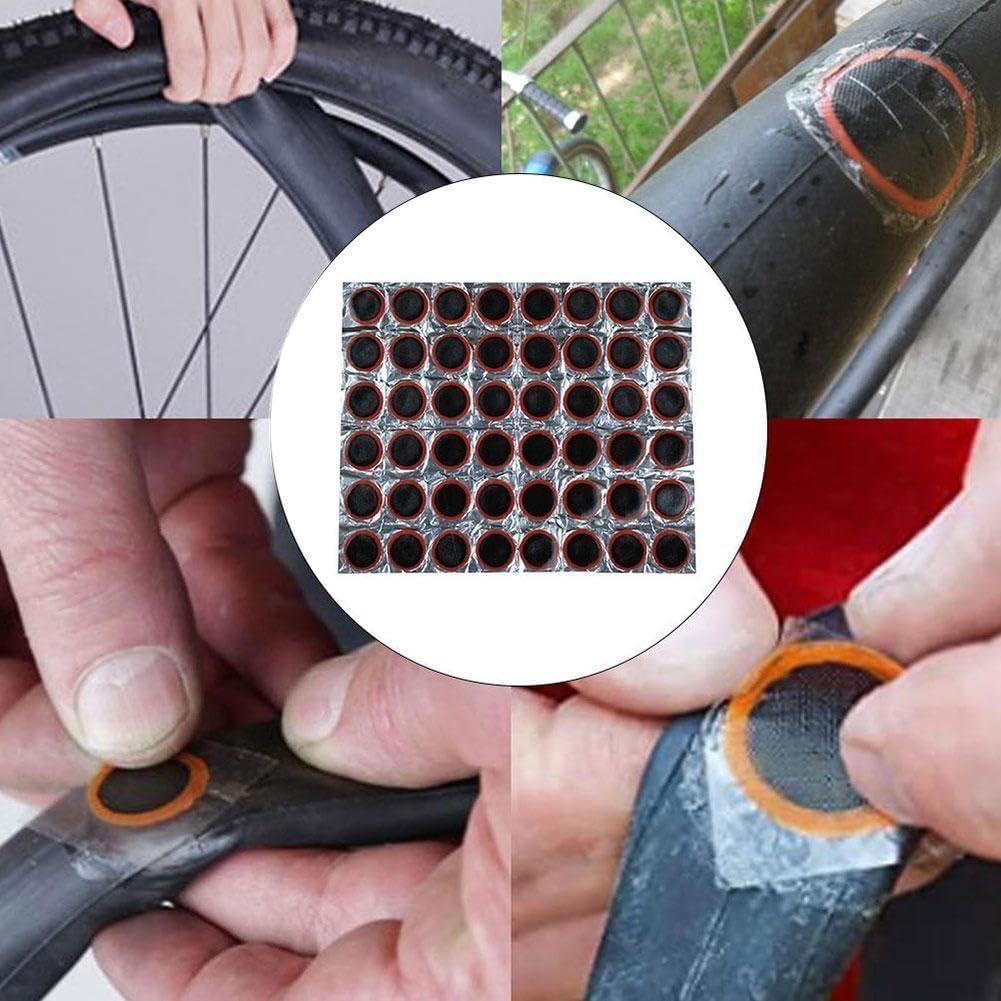 Reifen Flickzeug 48 Teile 48-teiliges Motorrad-Reifen-Flickzeug – Für Reifenpanne, Innenschlauch-Reparatur, Universell Reifen Flick Zeug