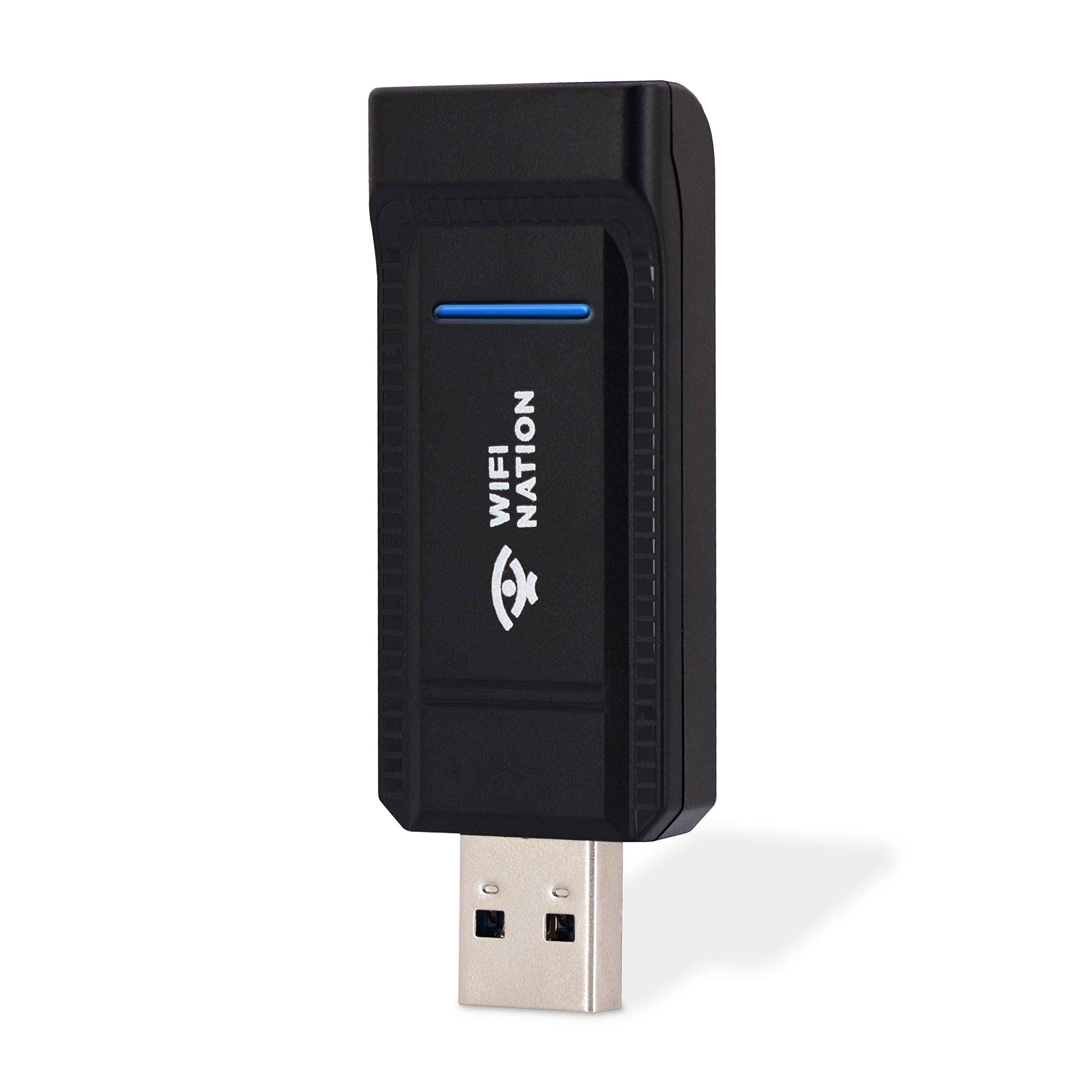 WiFi 6 AX1800 2T2R, puce USB 3.0 : RTL8832AU, adaptateur de dongle WiFi | adaptateur de carte réseau sans fil Gigabit 802.11ax | 5 GHz/2,4 GHz | Sécurité réseau WPA3 | Windows 7/10/11