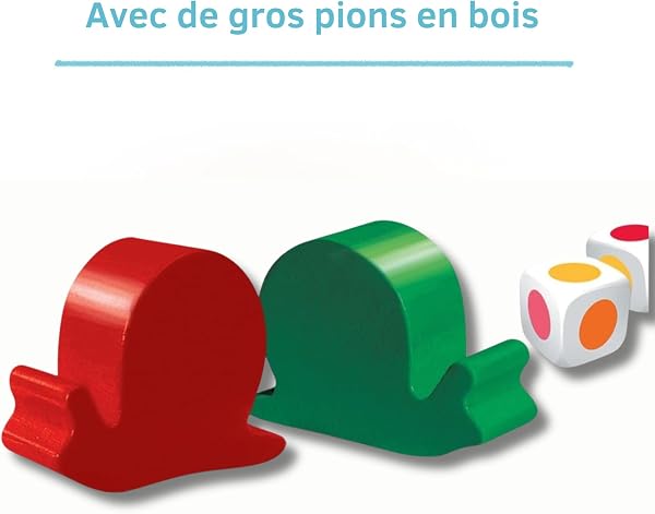 Ravensburger Allez Les Escargots – Jeu de société Enfant dès 3 Ans – Premier Jeu éducatif de Couleurs et de Parcours – Course d’escargots – 2 à 6 Joueurs – Version française - 3