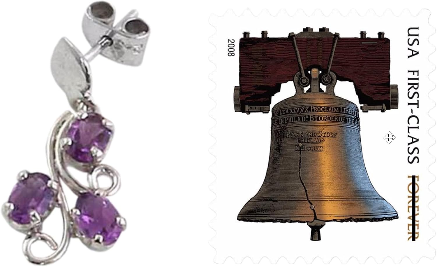 NOVICA Artisan Handmade Amethyst Jewelry Set Fair Trade Necklace Earrings Sterling Silver Rhodium Plated Purple Pendant India Birthstone [15.75 in L x 0.1 in W Pendant(s) 1 in L x 0.4 in W Earrings 1]