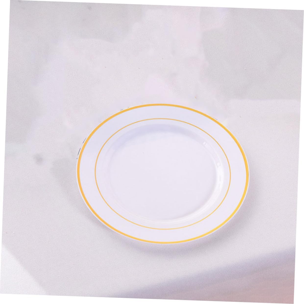 STOBAZA 20pcs Disposable Dinnerware Each of Plates for Gatherings Parties Home Use Lightweight for Food for Snacks Cakes and More