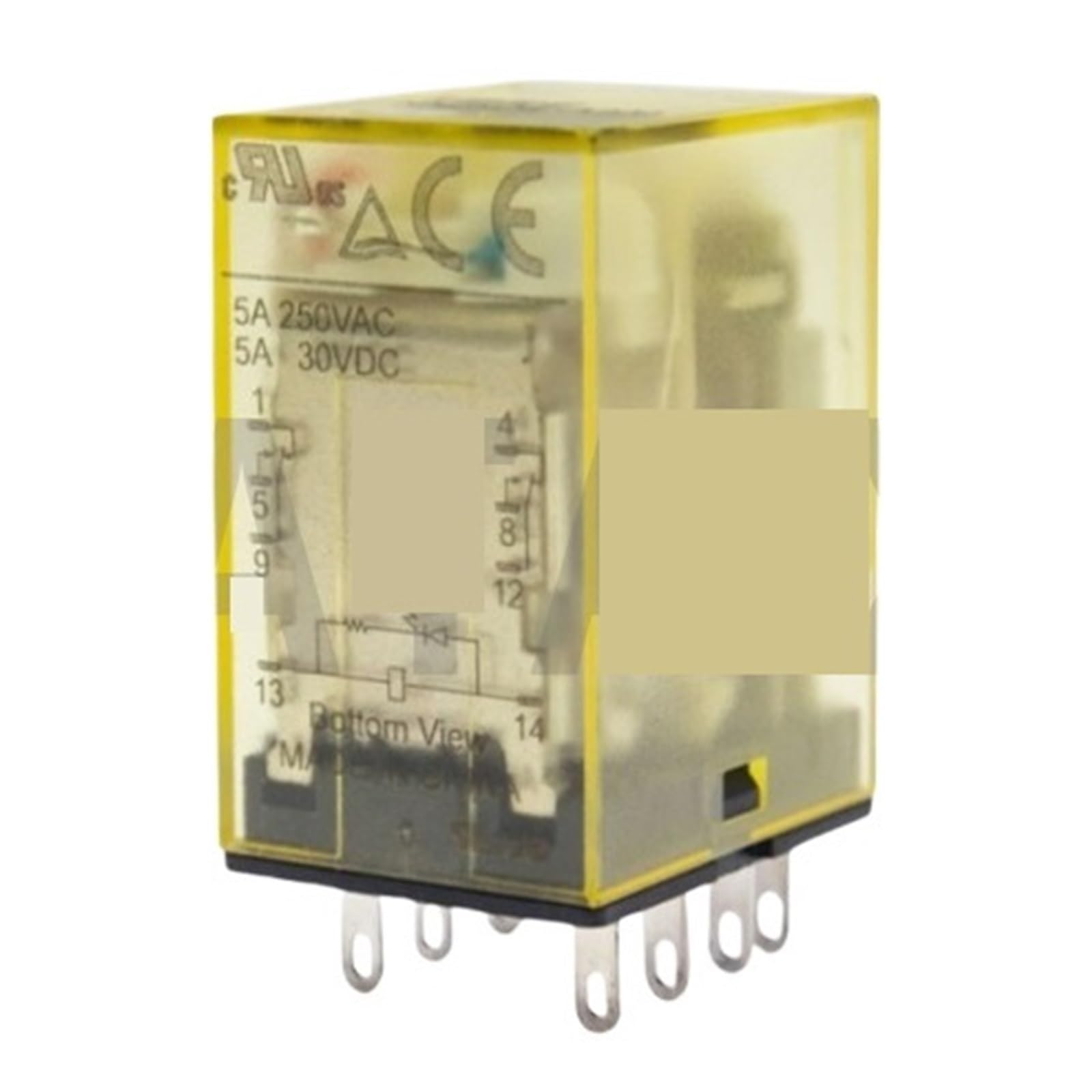 Relais RN2S-NF-A220 mini commutateur 220V 8 broches pour tableau électrique