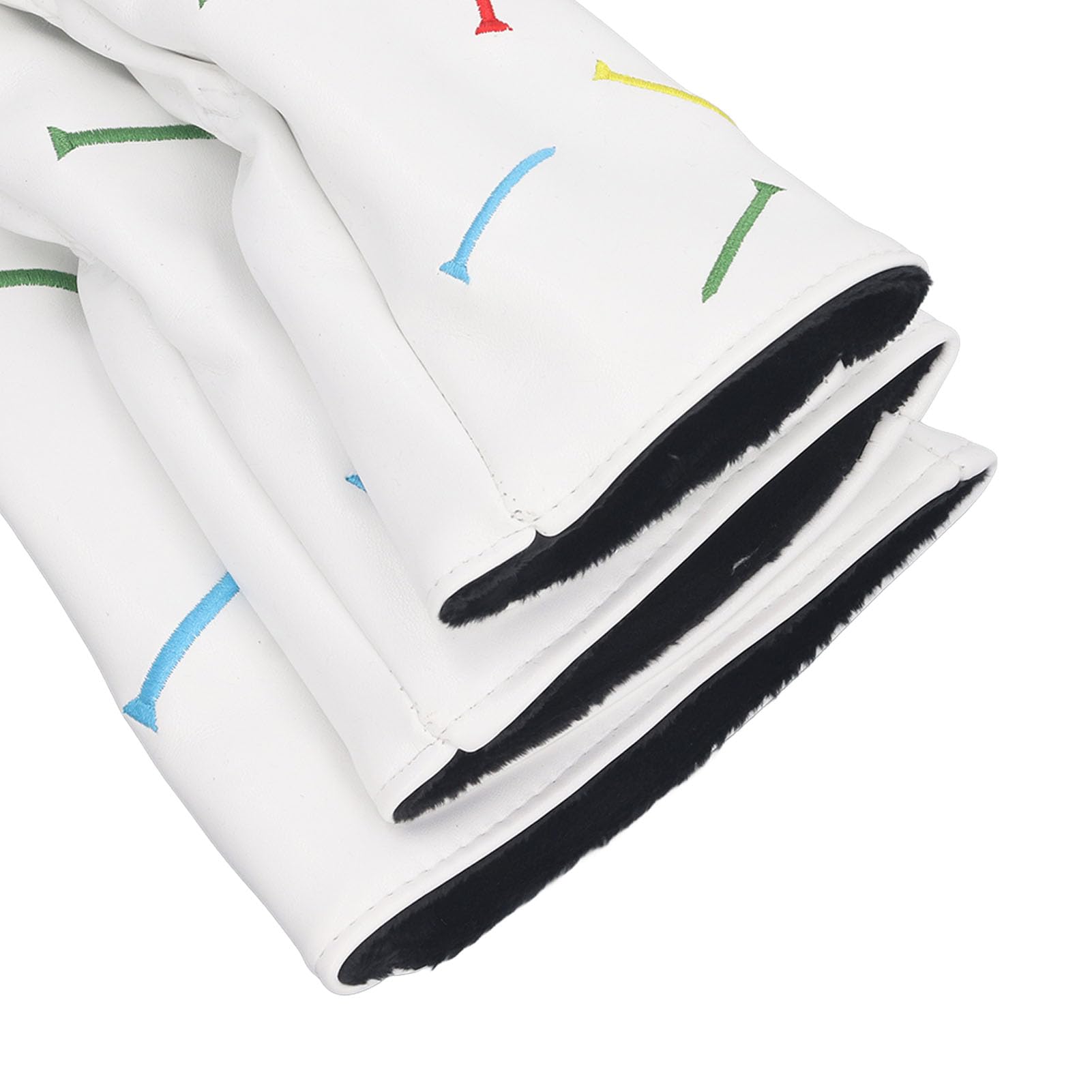 wasserdichte Golfschlägerhüllen aus PU-Leder, 3er-Set, Long Neck