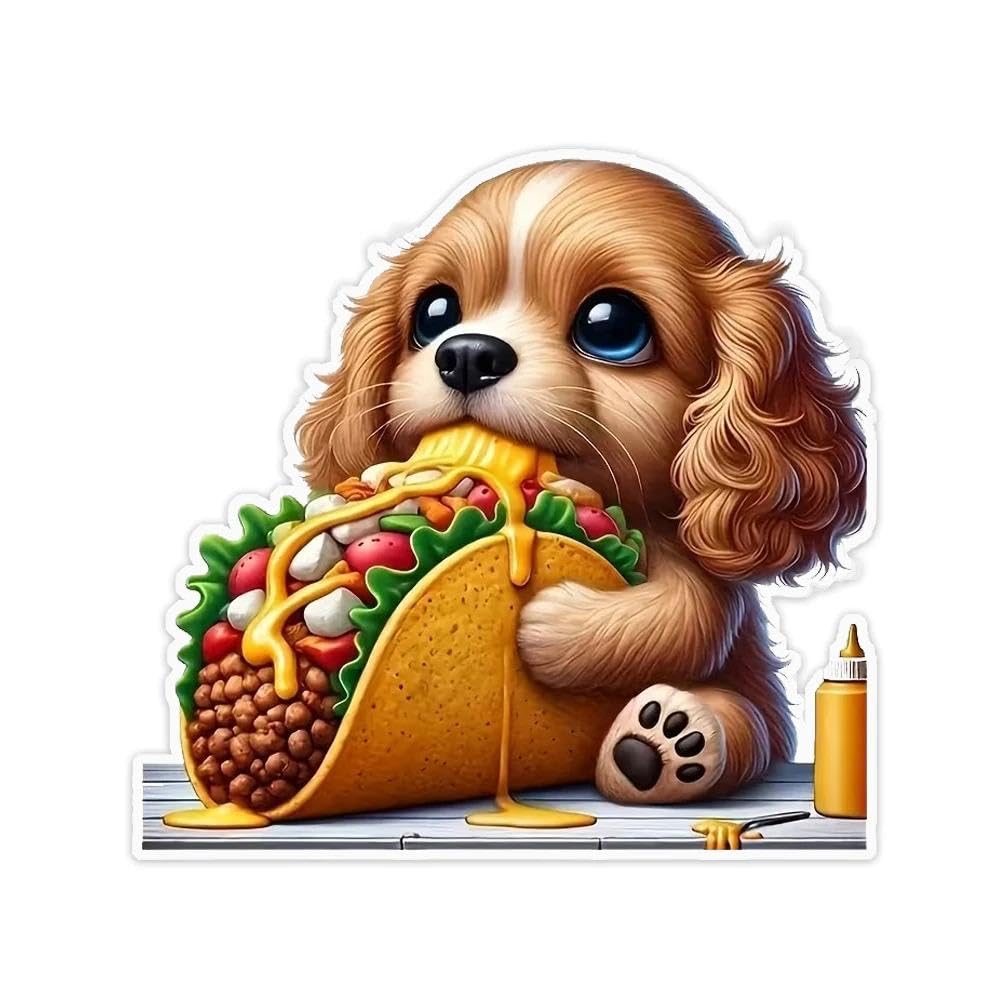 Car Decals Dog Decal Waterproof Car Sticker for Motorcycle Laptop Window and More