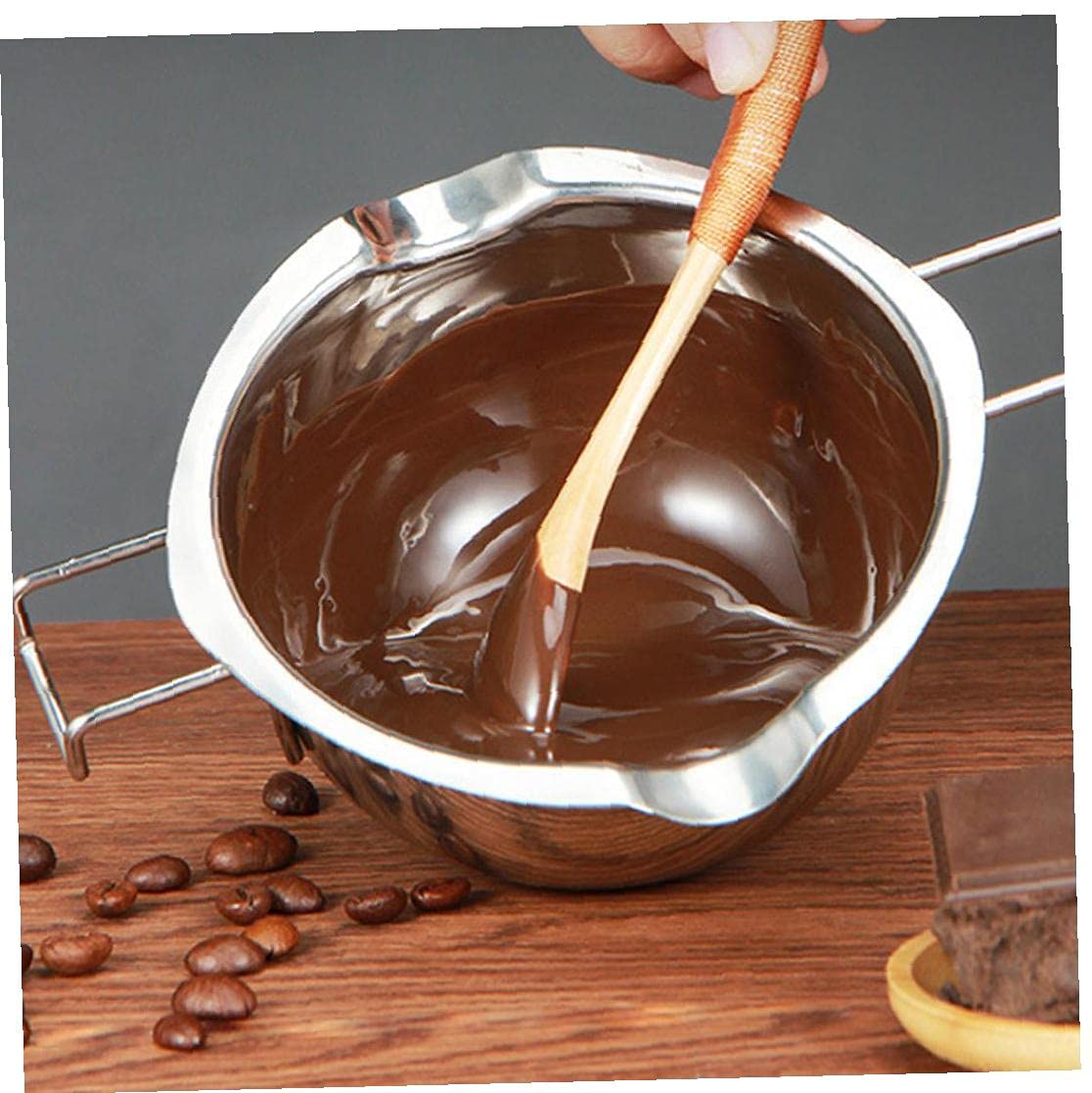 Dubbele Boiler Warmte Smeltpot Rvs Met Siliconen Spatel voor Chocolade Boter Kaas Caramel Candy Wax 1000 ml 400 ml 3 STKS Nuttige Gadget Dubbele Boiler Warmte Smeltpot Rvs Met Siliconen Spatel voor Chocolade Boter Kaas Caramel Candy Wax 1000 ml 400 ml 3 STKS Nuttige Gadget