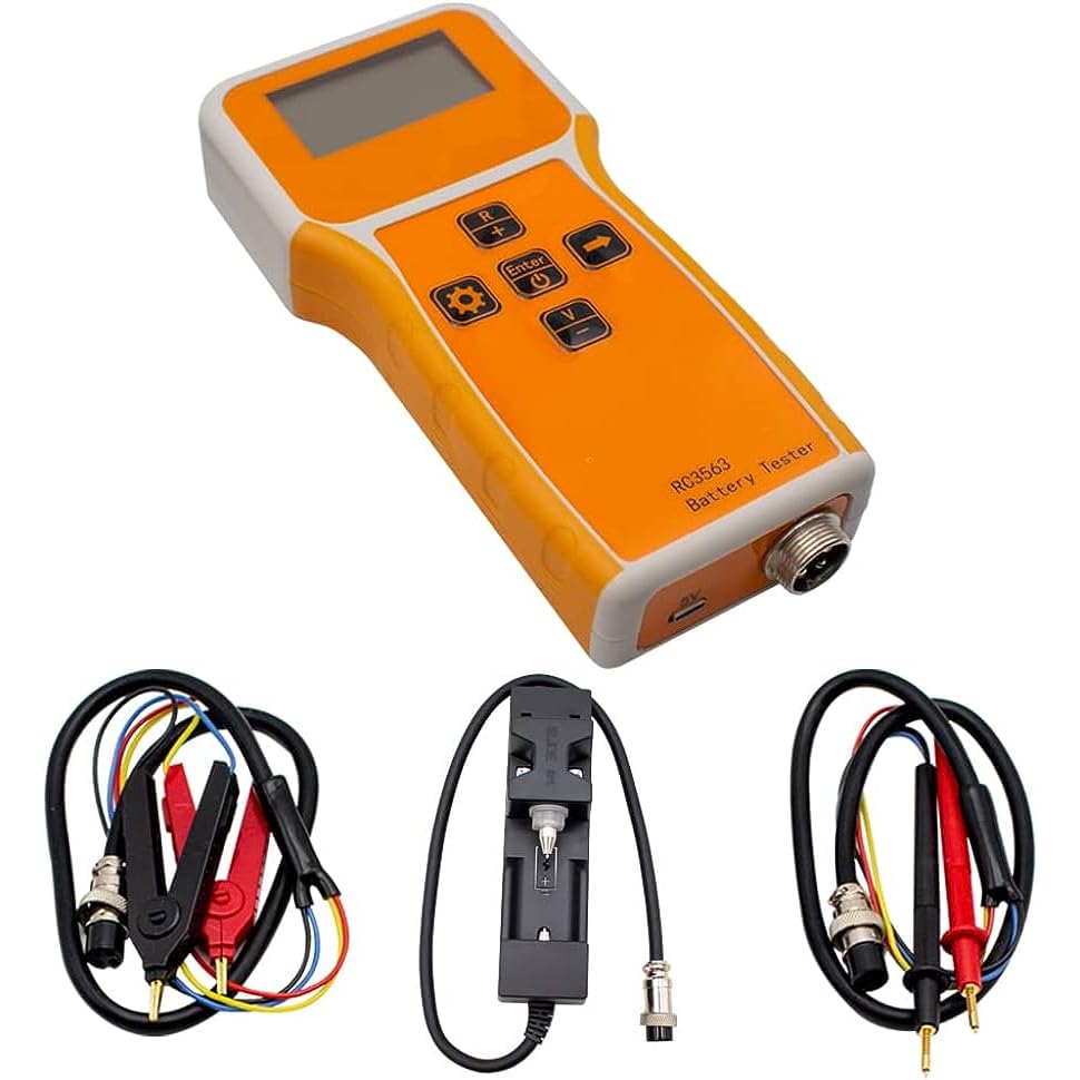 Battery IR Teaster RC-3563 200Ω 100V Handheld Portable Battery Tester, High Precision Battery Internal Resistance Tester for NMC,LFP,LiFepo4,Good accuracy Battery Tester (Standard Probes-3 Nos) (B0DCVPTDBJ) Amazon Price History, Amazon Price Tracker