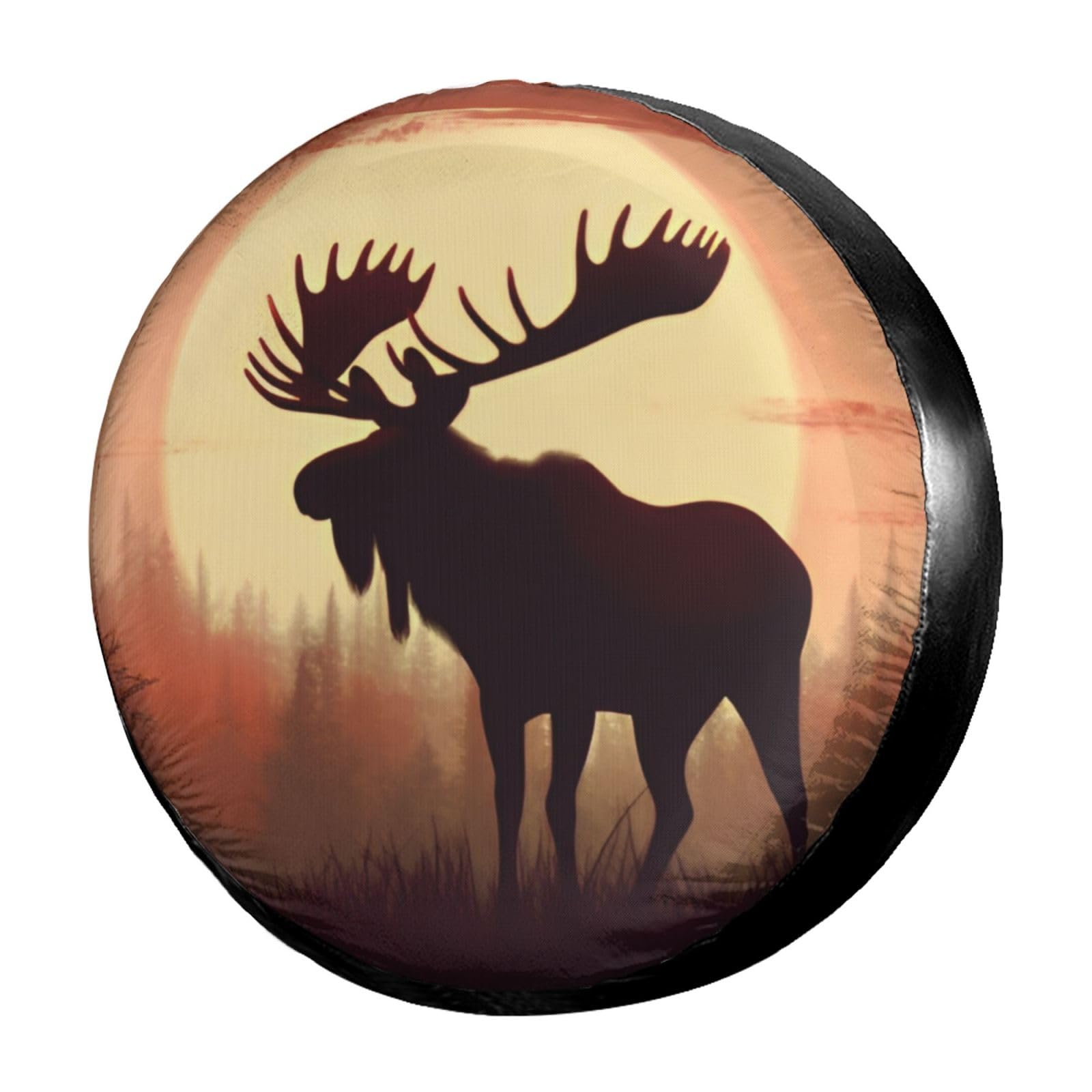 Dujiea Military Tactical Star Spare Tire Cover with Backup Camera Hole, Universal Wheel Tire Cover Tire Protectors for Jeep Trailer RV Van SUV Truck Camper and Many Vehicle 17inch — view 31