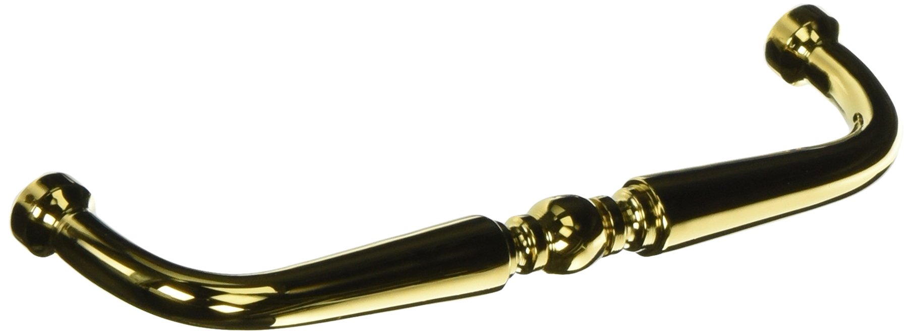 Tirador de alambre de latón macizo tradicional Deltana de acabado fino