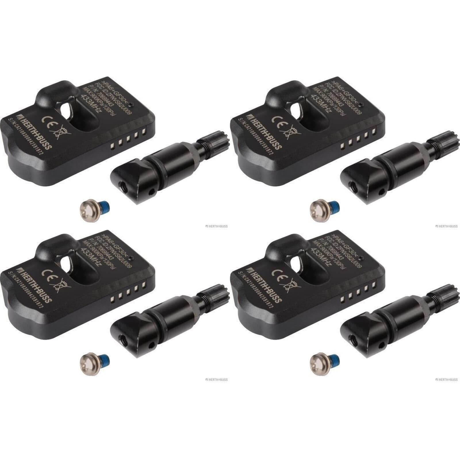 4x Herth+Buss Elparts Reifendrucksensor Rdks Tpms | 4x 70699444 passend für 124 Grande
