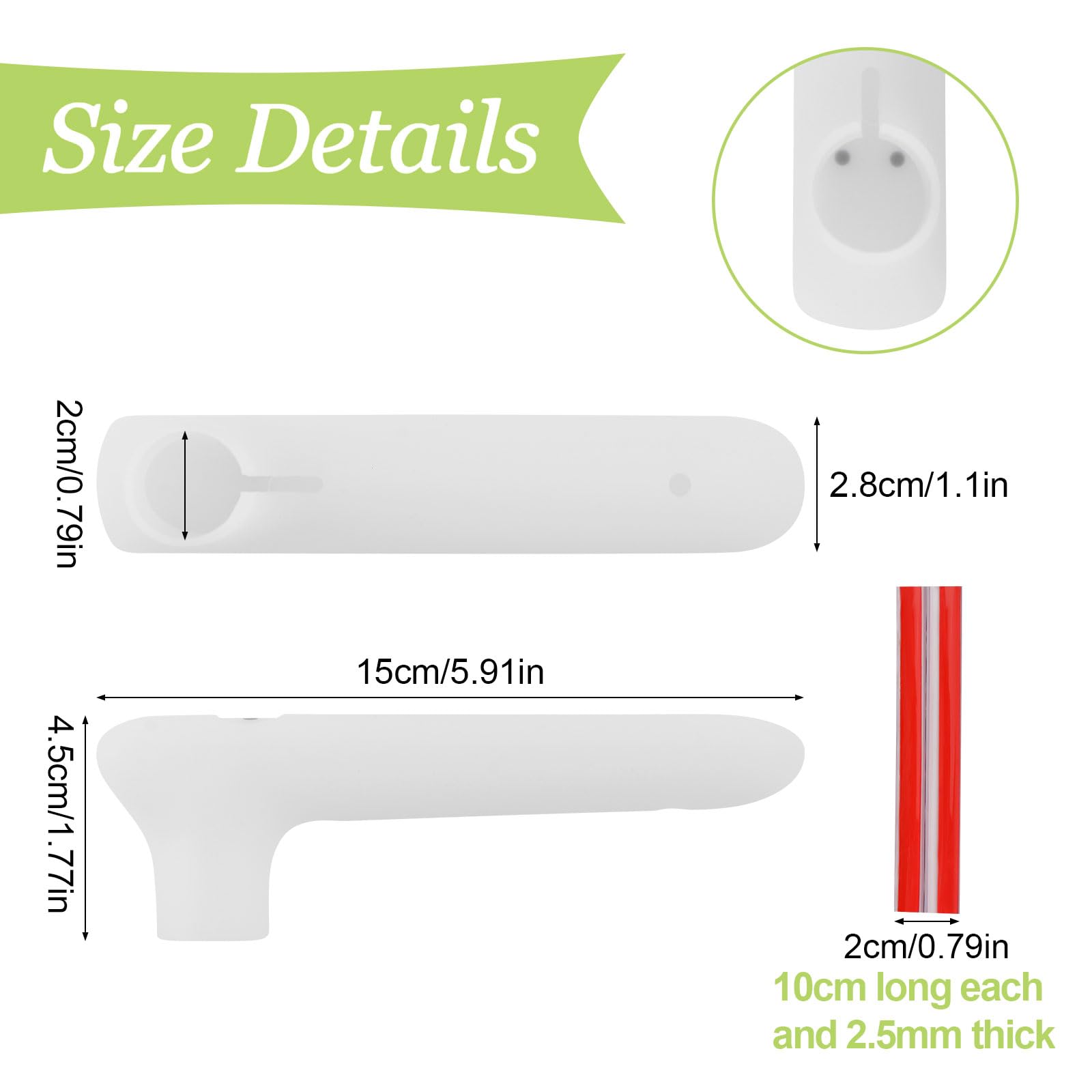 UFURMATE 2Pcs Door Handle Covers - Image 2