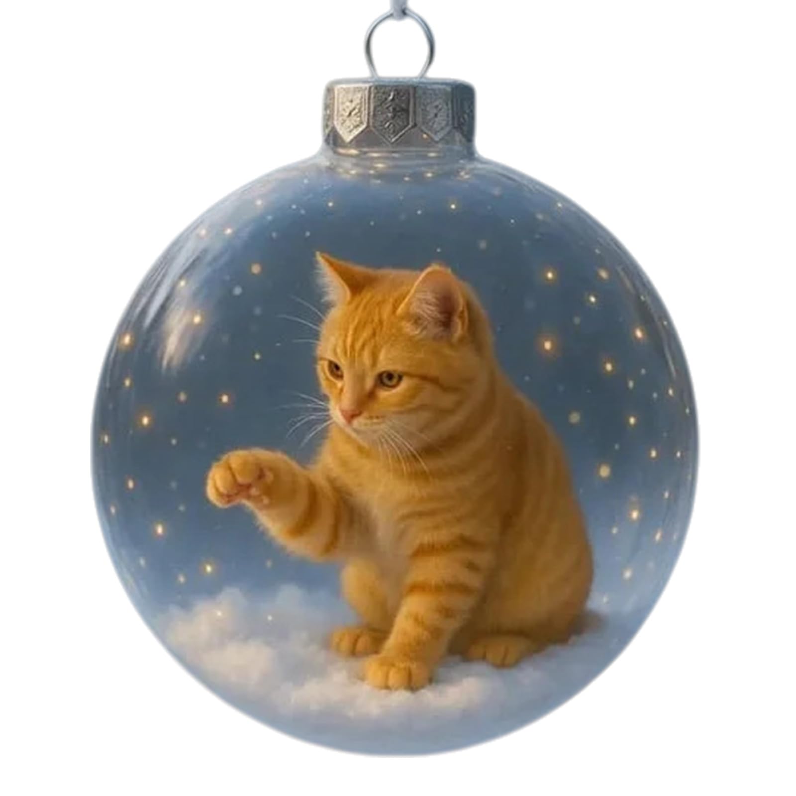 Handcrafted Animal Figurine Holiday Ornament – Christmas Tree Decor, Festive and Room Accent Animal Ornament Hanging Craft