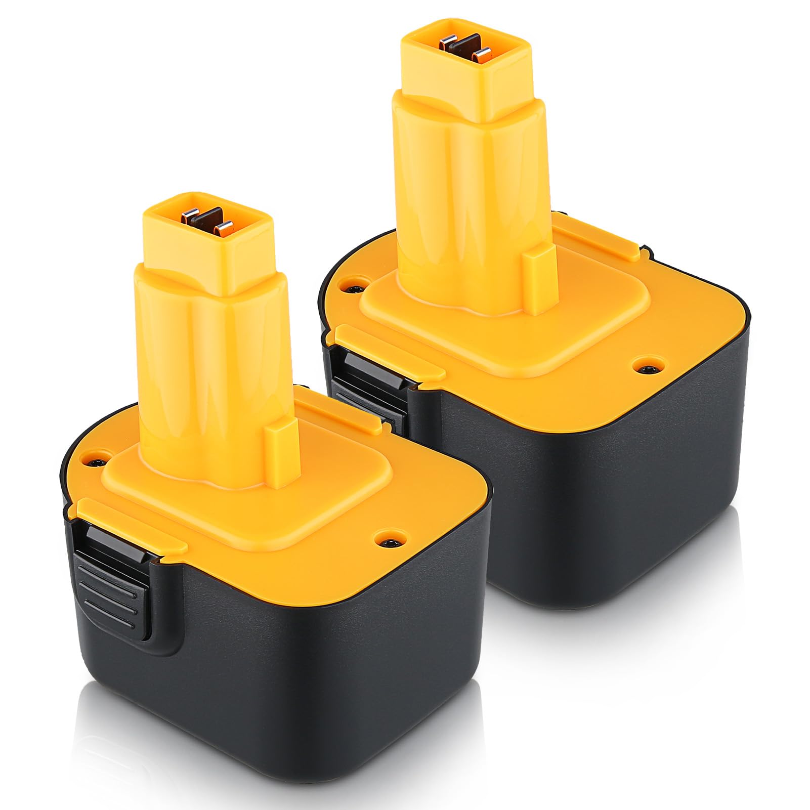2Pack DC9071 4.8Ah Ni-Mh Replacement for Dewalt 12V Battery