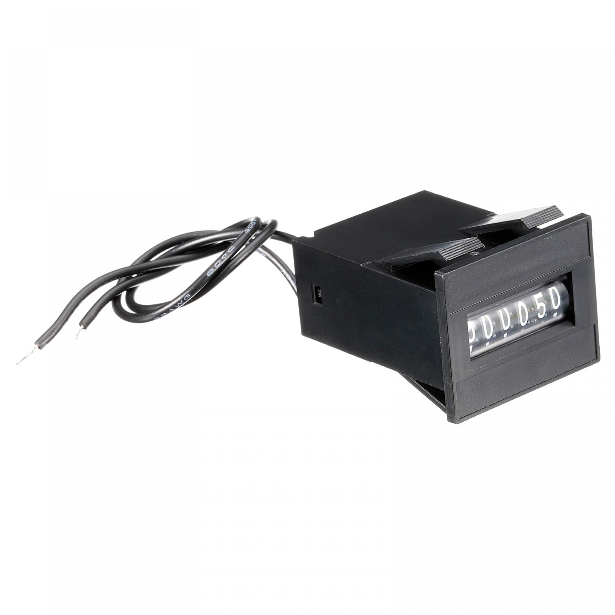 uxcell Electromagnetic Counter, 6 Digits 0-999999 Counting Range Electronic Pulse Counter Digital Totalizer DC7-24V