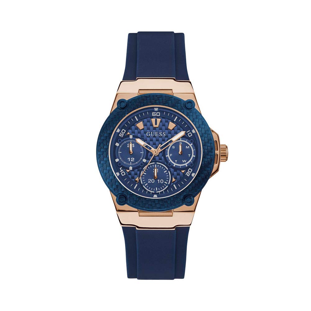 Guess Silicone Zena Analog Blue Dial Women Watch - W1094L2, Blue Band (B079NYCDRR) Amazon Price History, Amazon Price Tracker