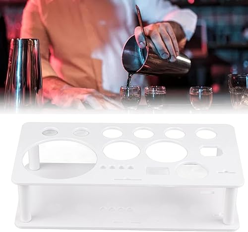 Miniatura 6 de Kit de barman de soporte, juego de coctelera, kit de barman de bebidas mixtas para hacer bebidas mixtas, ahorro de espacio (grande)