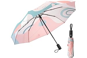 Aesthetic and Sturdy Windproof Umbrella for the Stylish Traveler