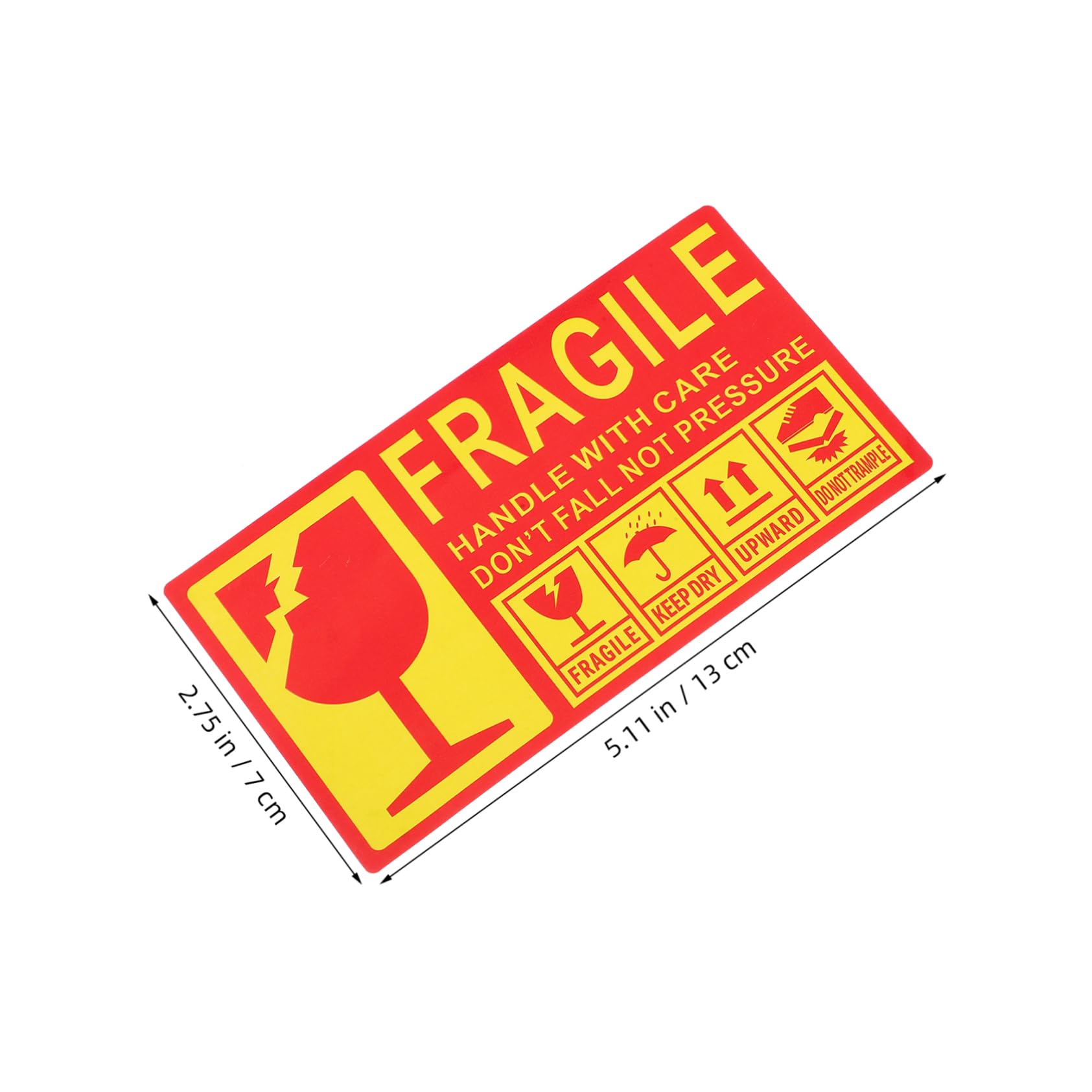 ABOOFAN Moving Warning Stickers Pcs Fragile Package Warning Labels for Optimal Handling