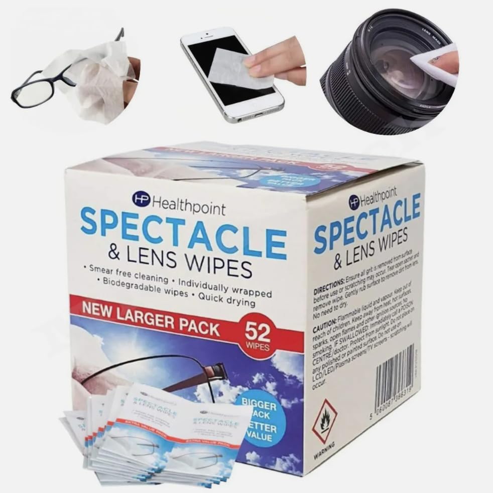 Healthpoint Spectacle & Lens Wipes Pack Of 52 - View #7