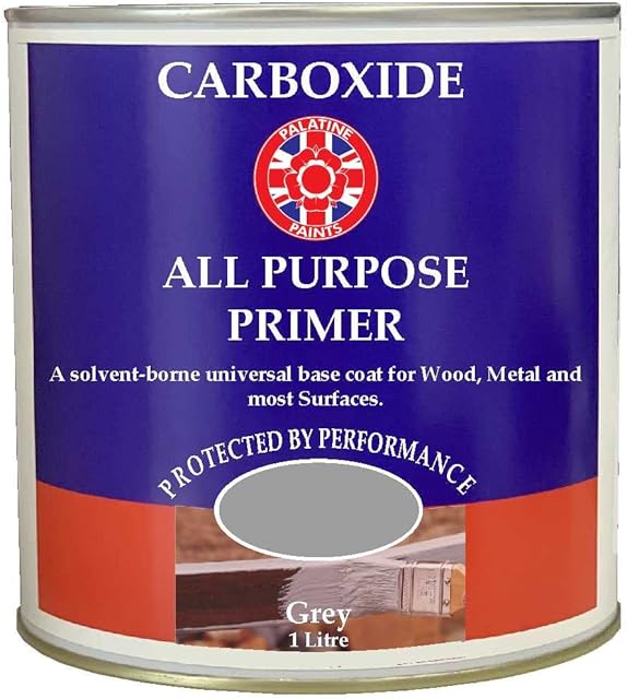 All Purpose Primer Undercoat Oil Based for Wood and Metal, 1Lt Grey