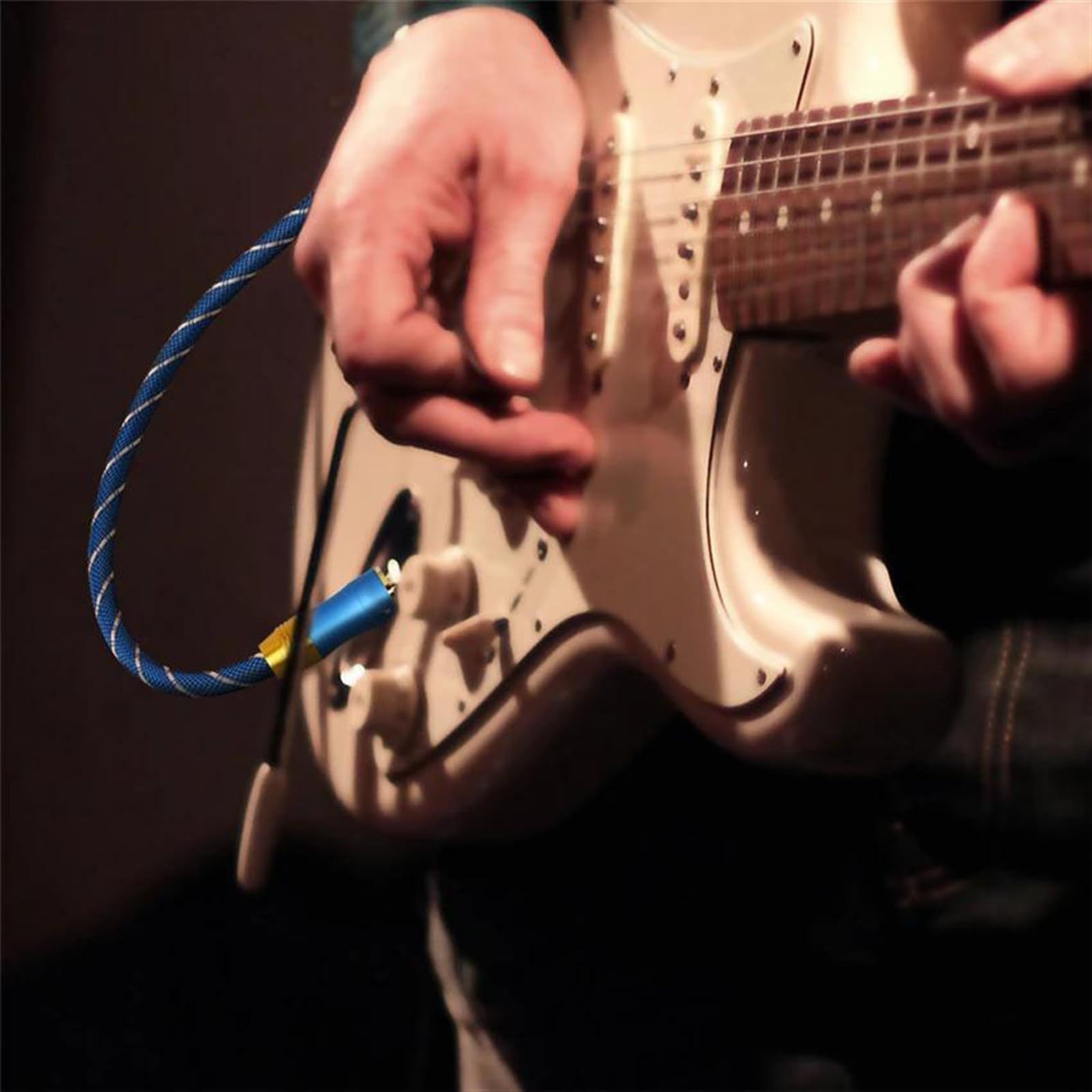 Cavo Per Chitarra TRS Jack Da 6,35 Mm 1/4 '' Cavo Da Maschio A Maschio Per Amplificatore Per Tastiera Per Chitarra Elettrica Cavo Audio per Strumento Chitarra (Color : 300cm)