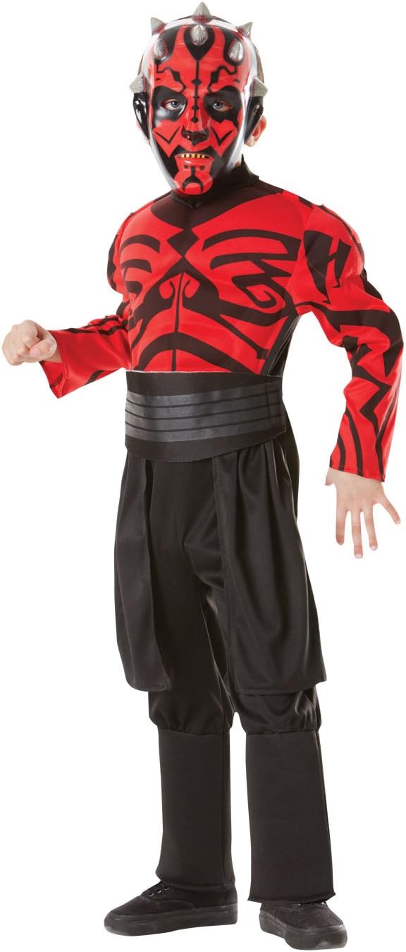 Deluxe Muscle Chest Darth Maul Kids Costume - Medium