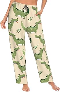 Women Pajama Pants Pjs Bottoms With Pockets Drawstring Sleep Lounge Pants For Women