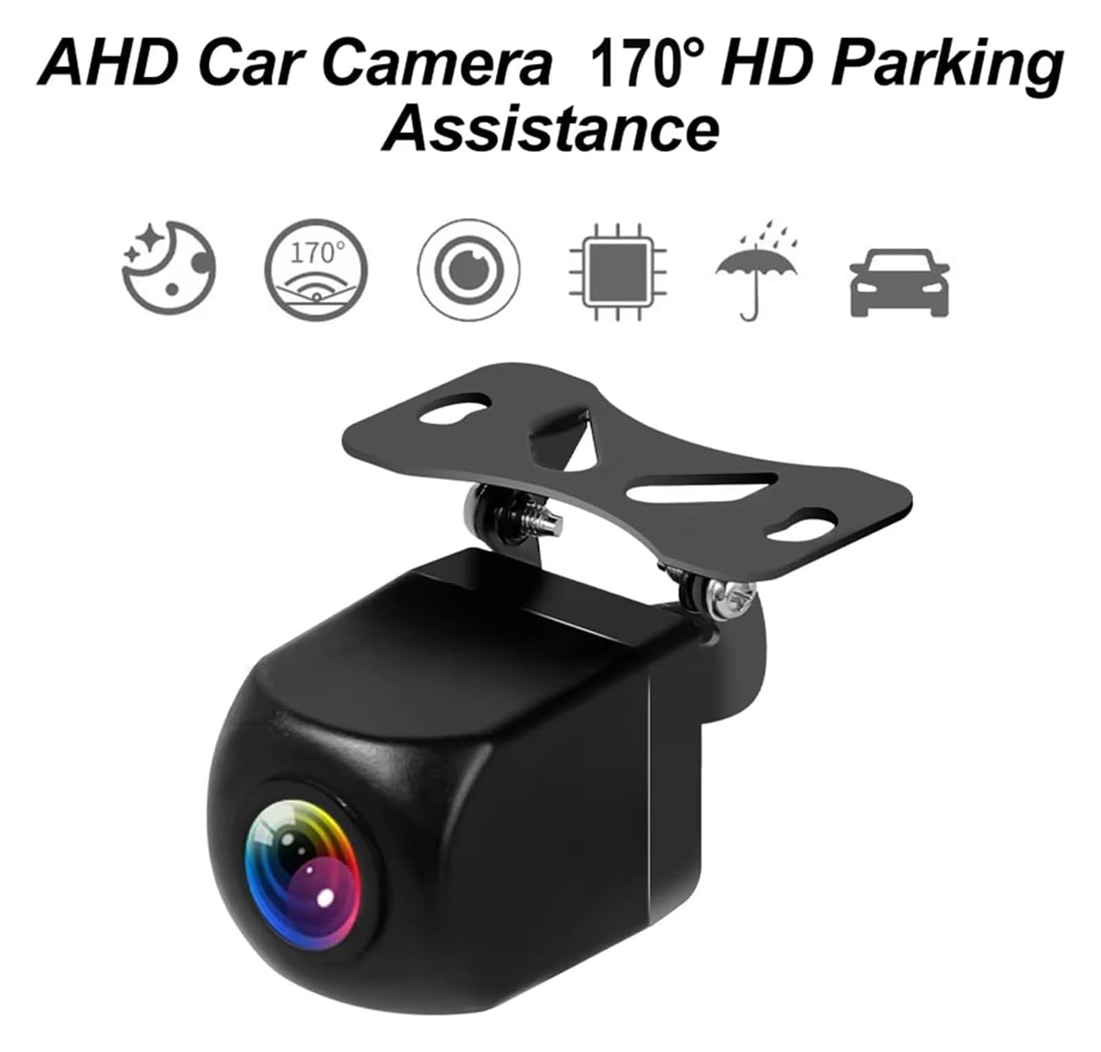 HD 170° kabellose WLAN-Rückfahrkamera 12 V/24 V