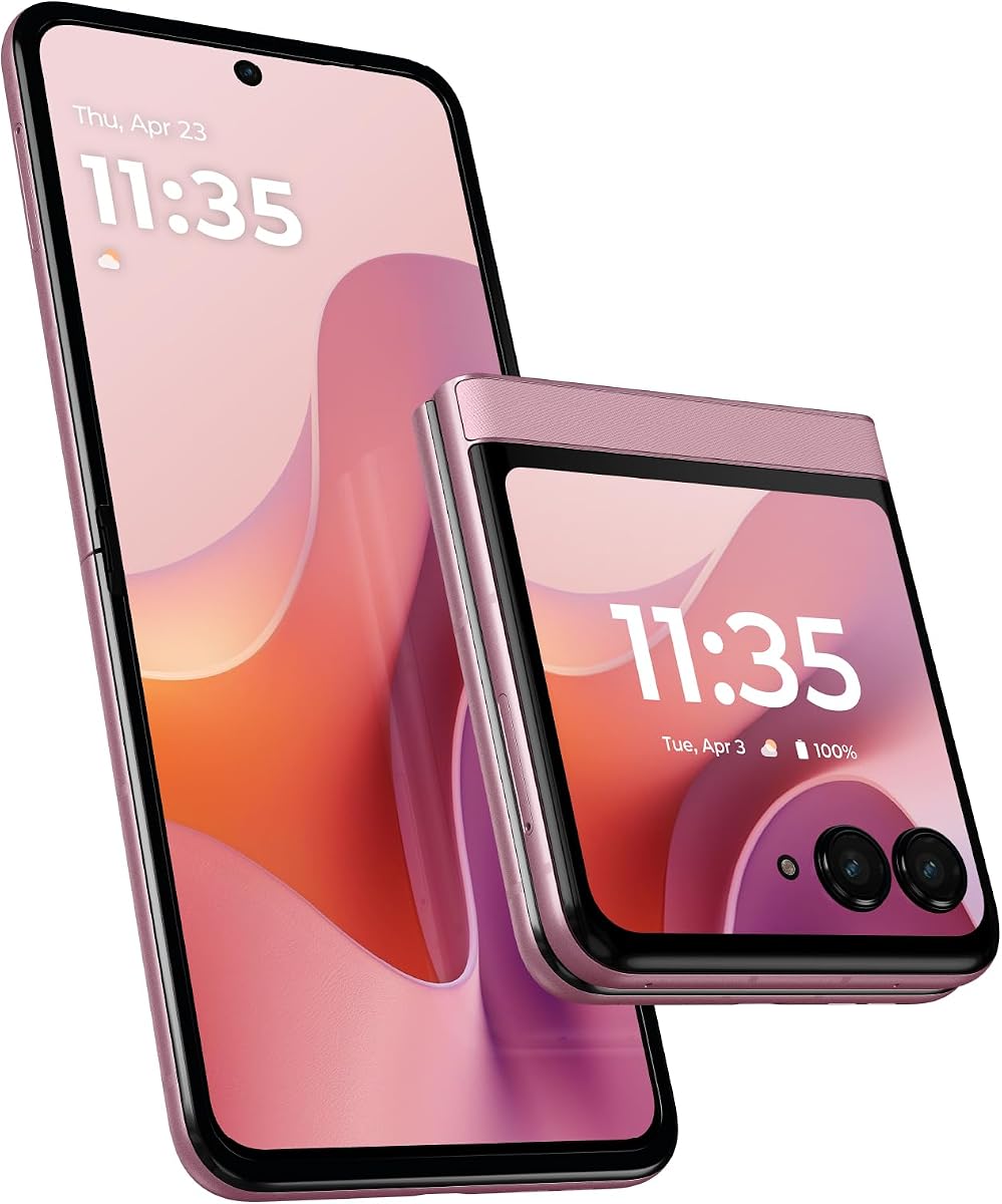 Motorola Razr 2025 | Desbloqueado | Hecho para EE. UU. 8/256GB | Cámara de 50MP | Pantone Parfait Pink