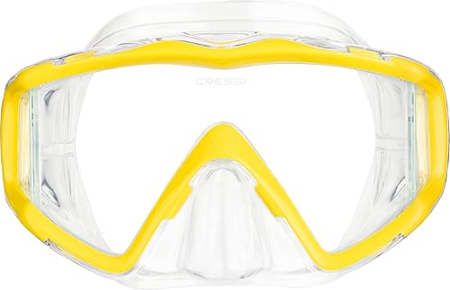 Miniatura 7 de Cressi Máscara grande de visión amplia para buceo y snorkel  Pano 3 diseñado en Italia