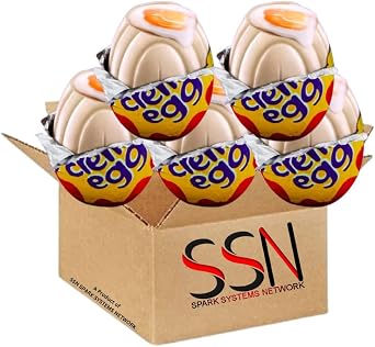Cdbury White Creme Egg Chocolate Egg 40g (Pack of 24 (Half Box))