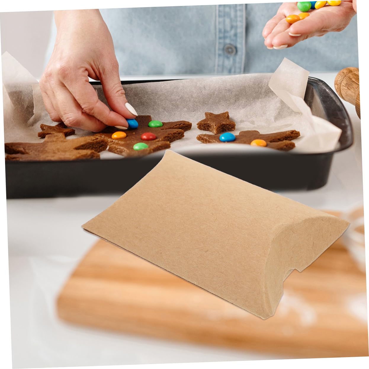 iplusmile 250pièces Boîte à Bonbons Kraft Conteneurs De Petite Pour Anniversaires Et Mariages Décorations Personnalisables Pour Sucreries Et Petits