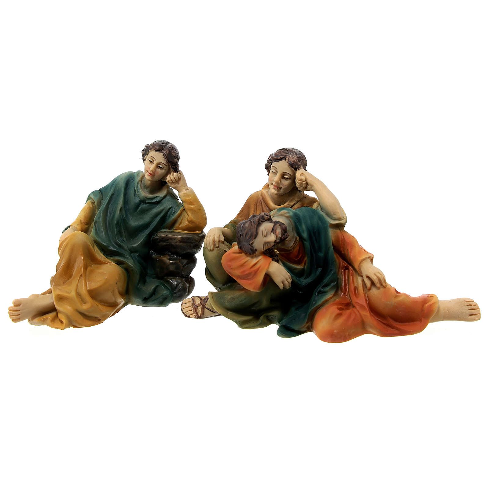 Holyart Presepe Pasquale: Agonia Gesù orto degli ulivi statue 9 cm