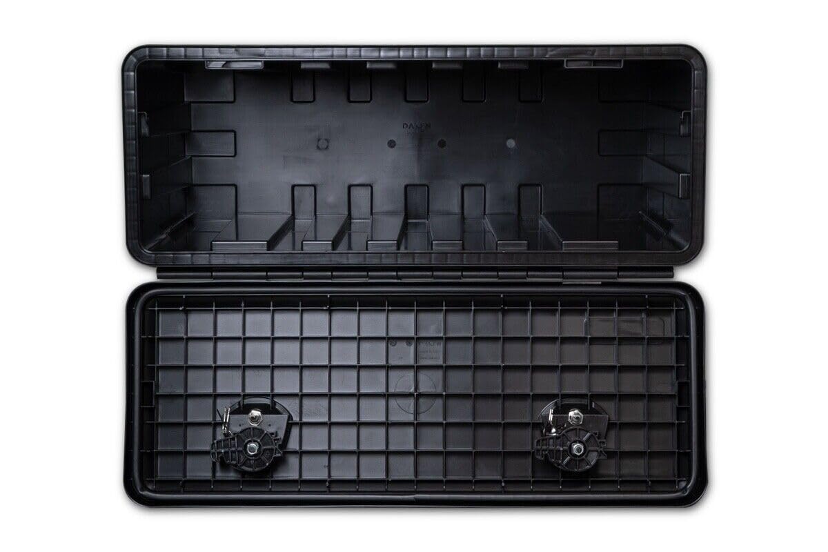 Daken Just 900 - Caja de herramientas para camiones (900 x 367 x 450 mm, plástico, resistente al agua, 90 L, sin soporte)