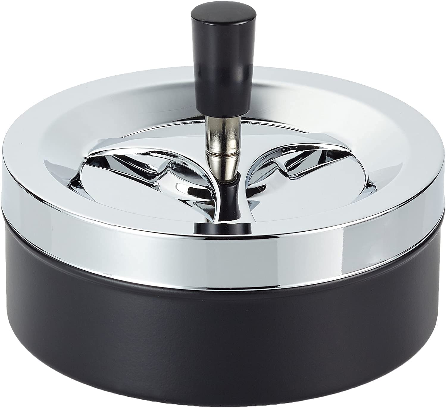 ステンレス製円形灰皿 楽天市場】MA 18-8ステンレス 蓋付灰皿 大 【ctaa】 業務用 灰皿