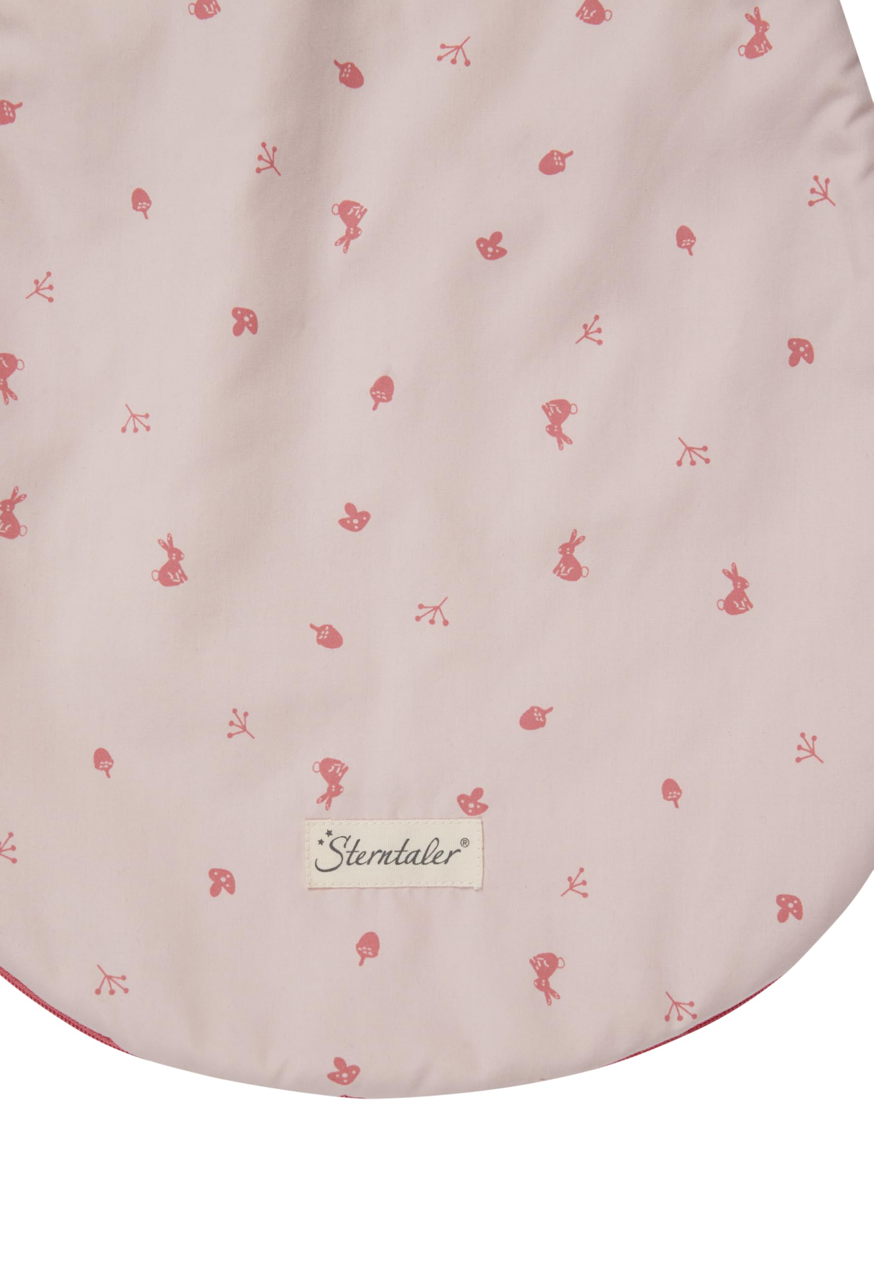 Sterntaler Babyschlafsack 62/68cm Hase Hanni - Leichter Schlafsack 1,50 TOG - Mädchen Übergangsschlafsack - Hydrocool-Futter - 2-Wege-Reißverschluss, Druckknöpfe & Kabelöffnung, quarzrosa