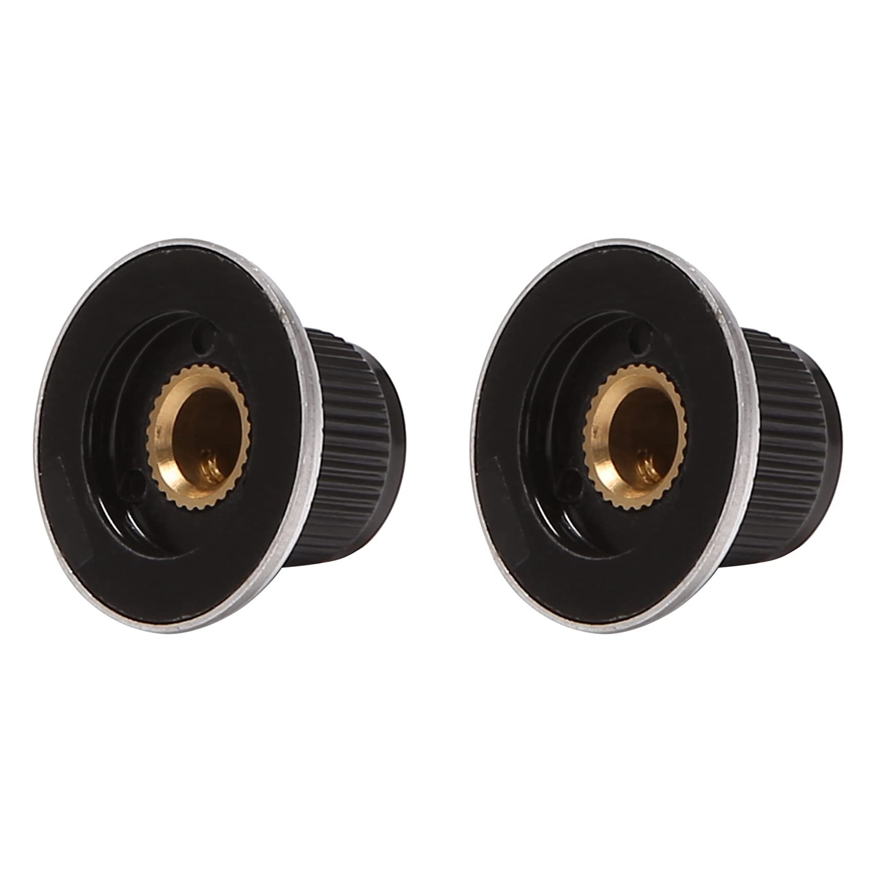 80 Potenciómetros con Pomo de Metal con Giratorio de 0-9 para Pomo de Eje de 6 mm.