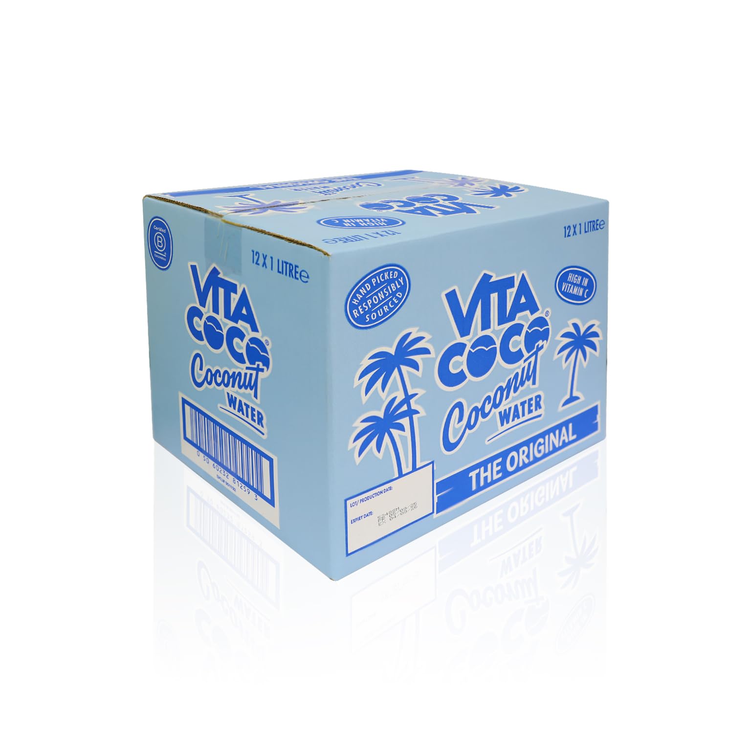 Coconut Water Pack Of 12Pcs 1Ltr, Blue