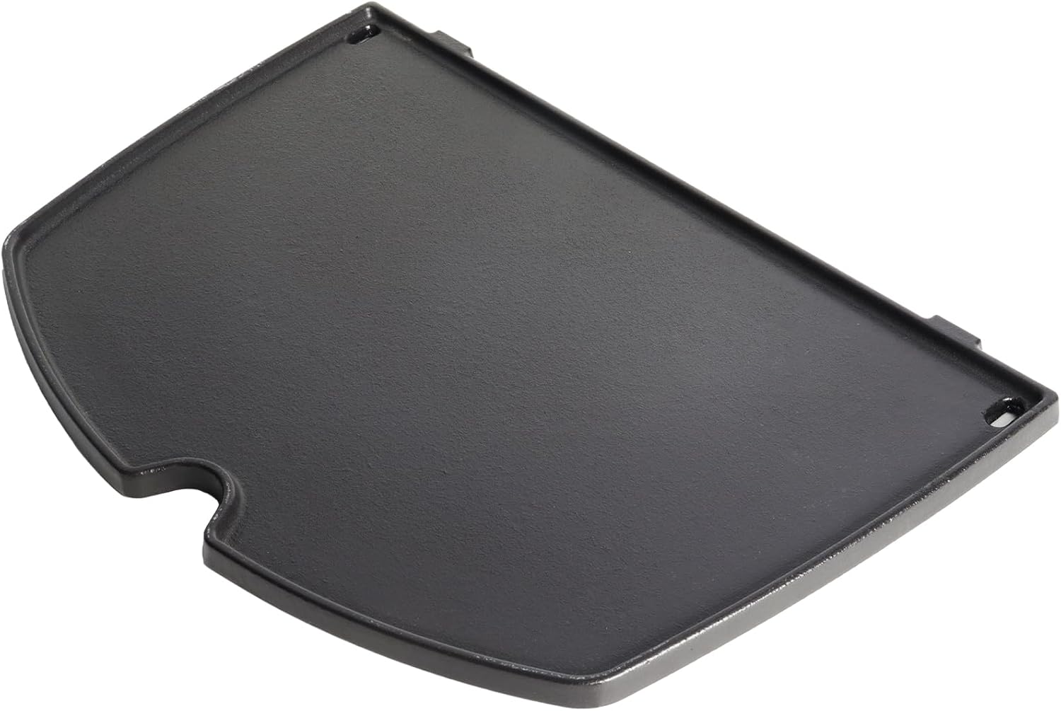Half Griddle Insert for Weber Q2800N+ Gas Grills, Cast Iron Flat Top Grill Plate for Weber Q Griddle, Replacement for Original Part #3400247
