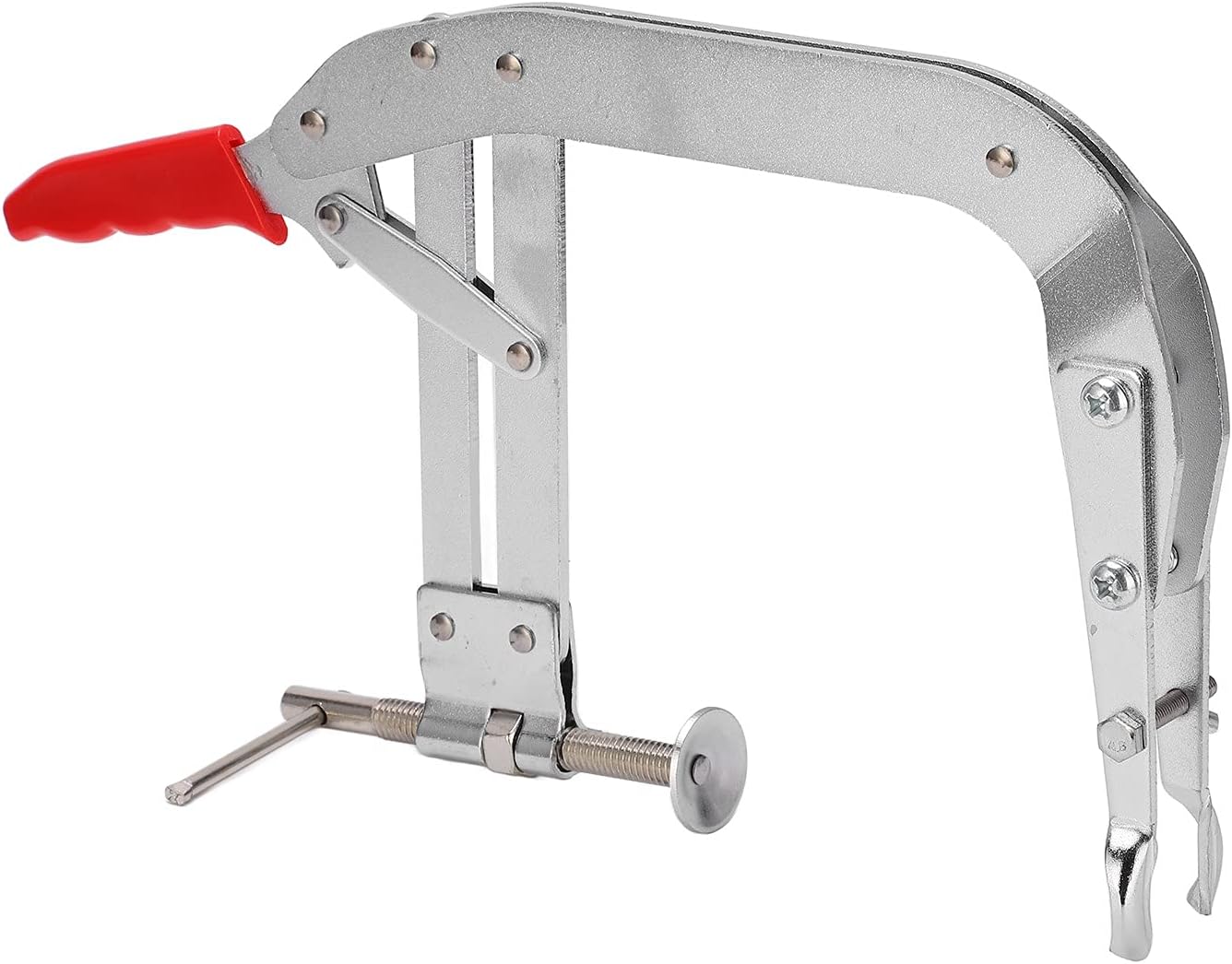 8in Universal Valve Spring Compressor Tool, Aluminum Alloy Car Engine Compression C Clamp, Valve Spring Removal and Replacement Hand Tool for Small and Medium Overhead Valve Engine